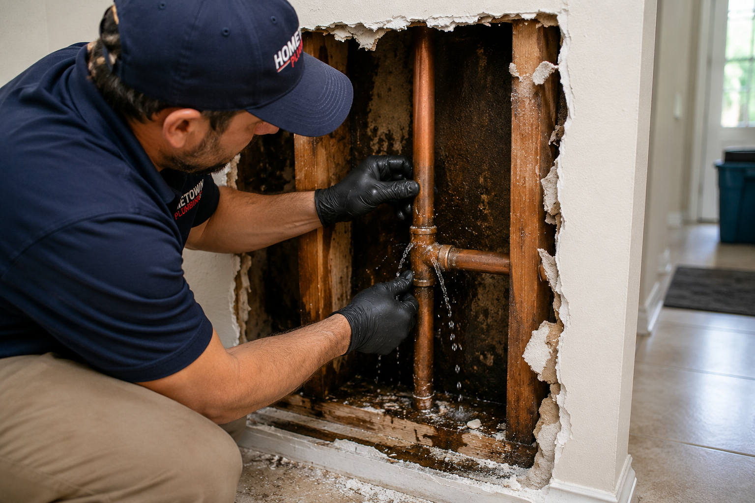 Pipe Leak Repair Old Pompano Beach Home