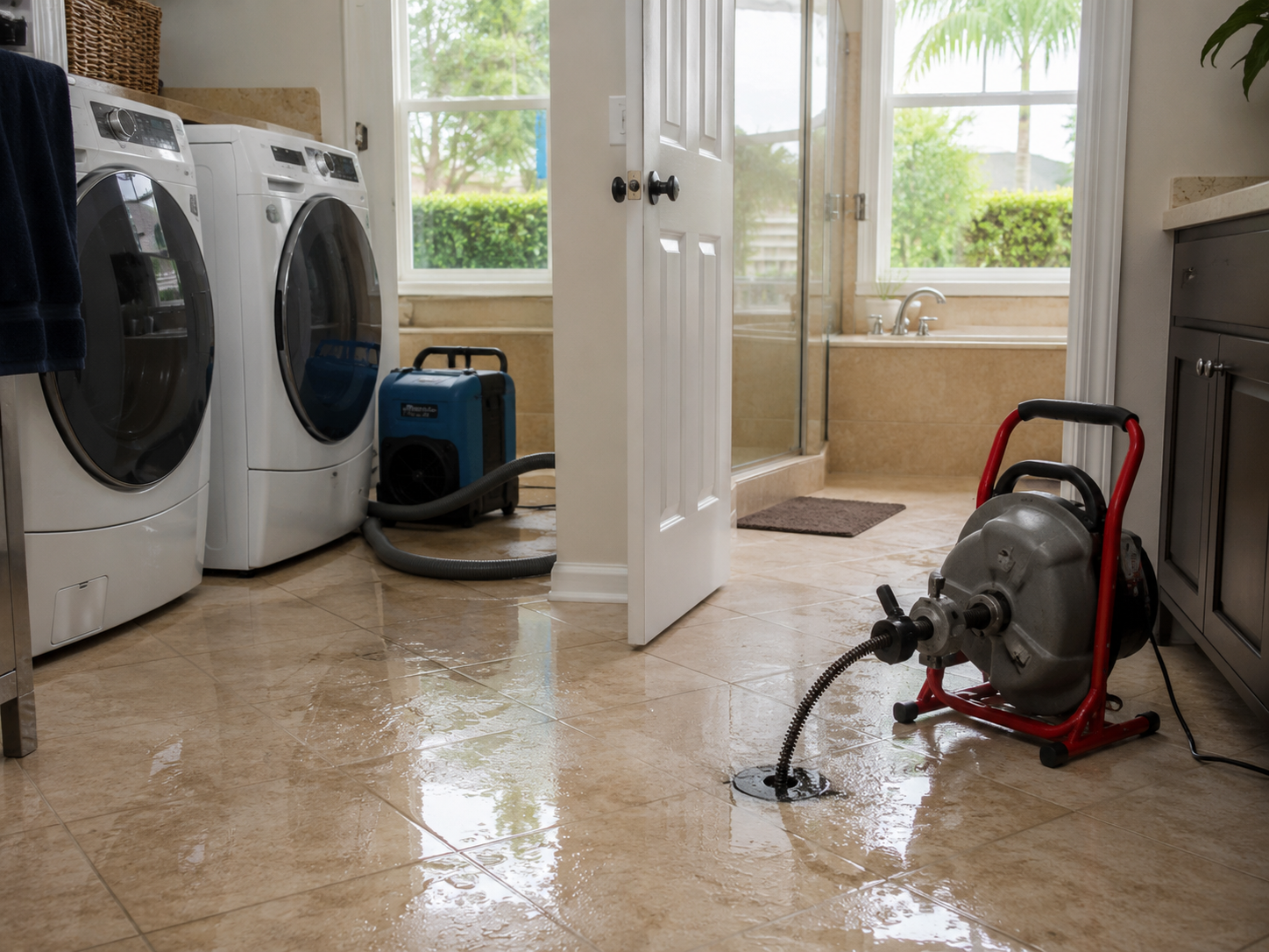 Emergency drain cleaning service in Coral Springs