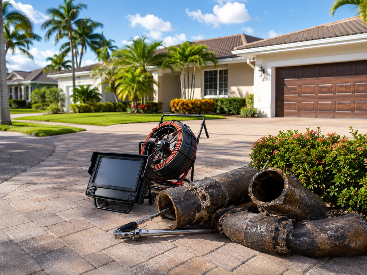 Cast iron pipe repair service in Coral Springs