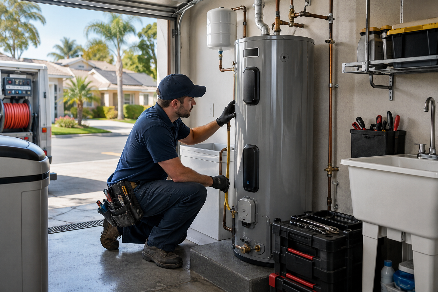 Water heater replacement service in Coral Springs