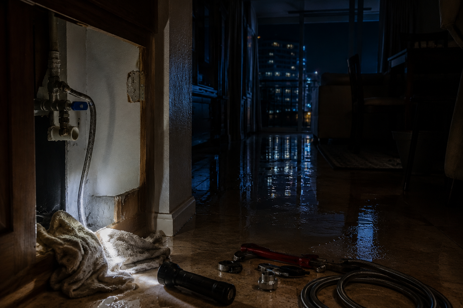 24 hour plumber emergency response in Fort Lauderdale home