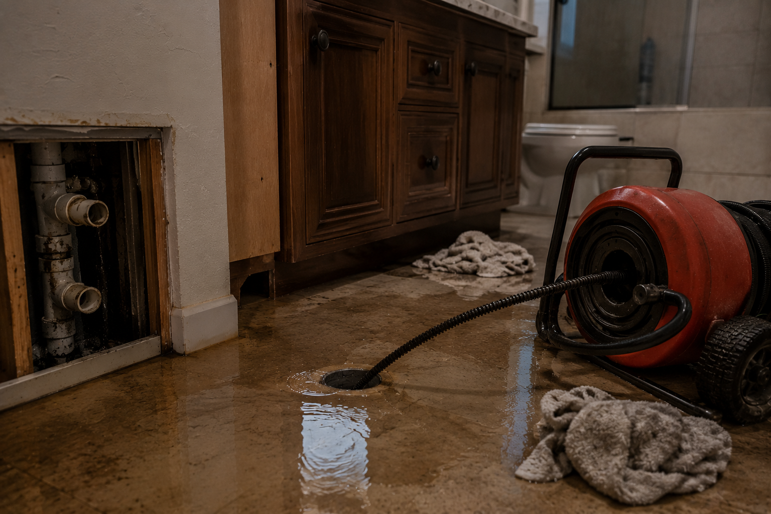 Emergency drain cleaning service in Fort Lauderdale home