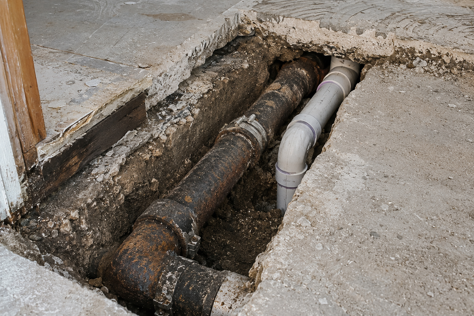 Cast iron pipe repair service in Fort Lauderdale