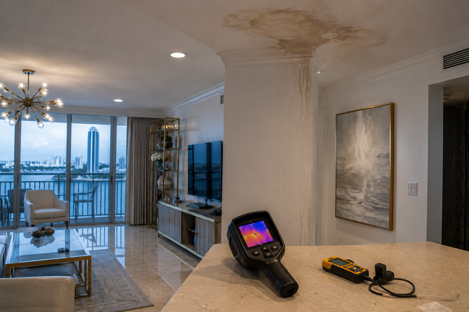 Condo leak detection service in Fort Lauderdale