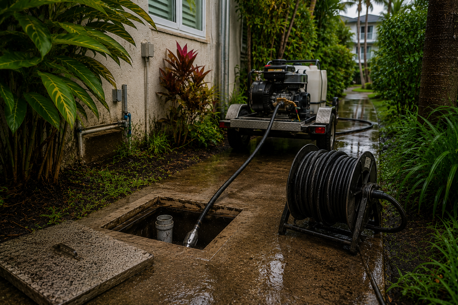 Hydro jetting sewer service in Fort Lauderdale