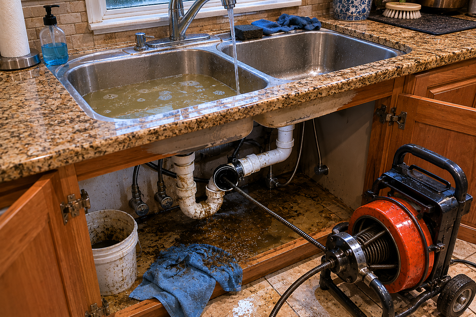 Kitchen drain cleaning service in Fort Lauderdale