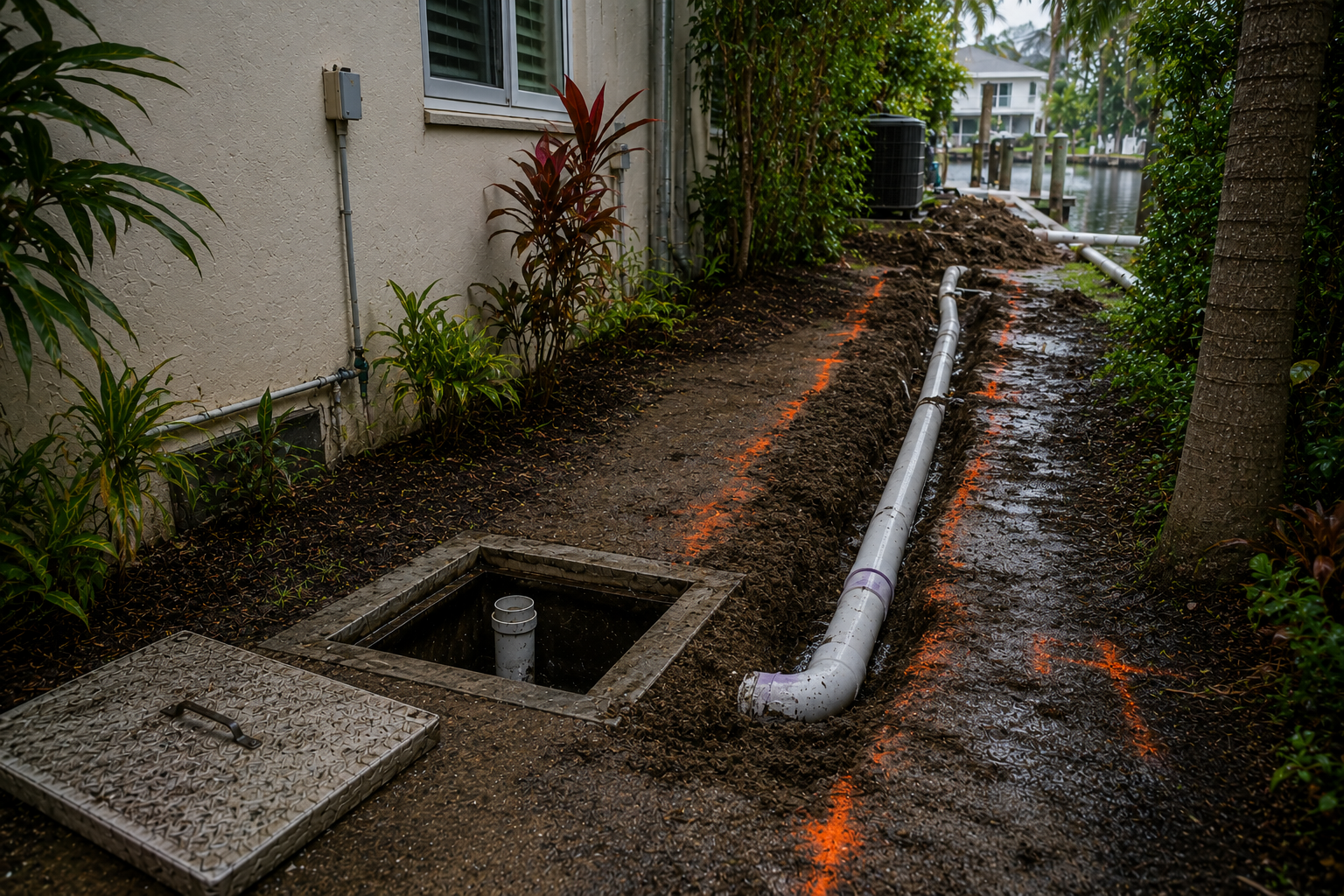 Sewer line repair service for private sewer laterals in Fort Lauderdale