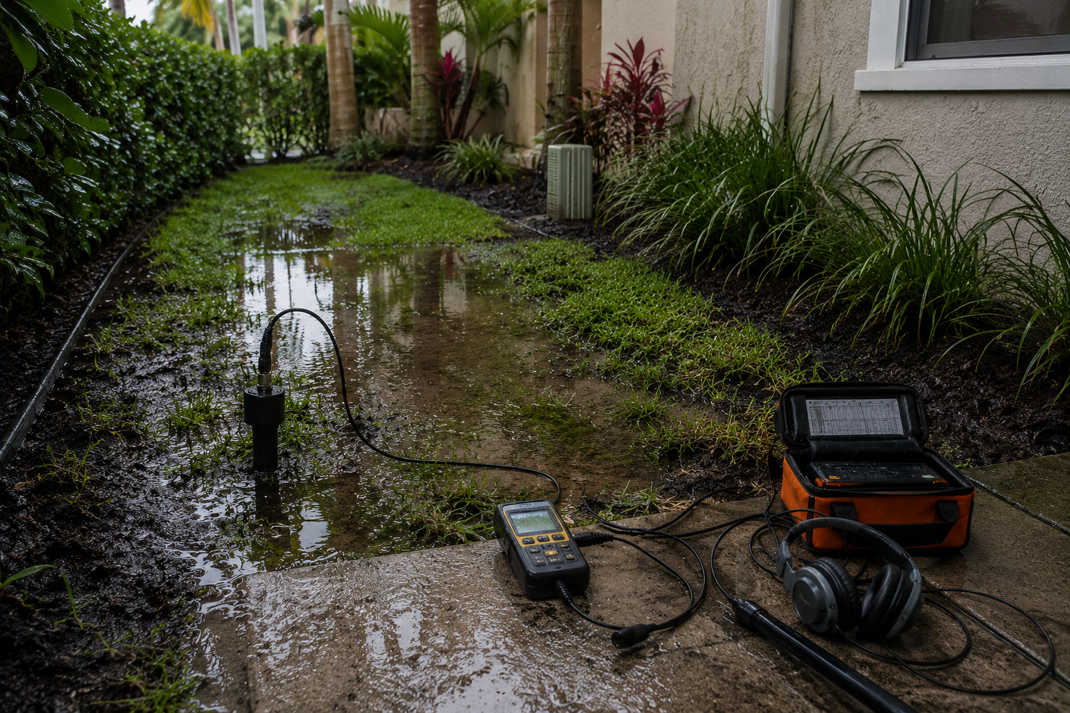 Underground leak detection service in Fort Lauderdale