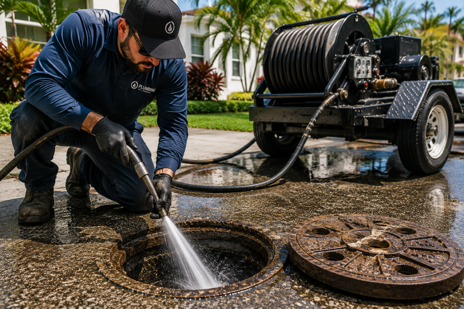 hydro jetting crest haven pompano beach home